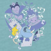 Alice In Wonderland Sueded Cloud Jersey T-Shirt