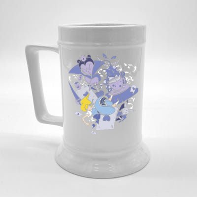 Alice In Wonderland Beer Stein