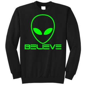 Alien Believe Funny Science Sweatshirt