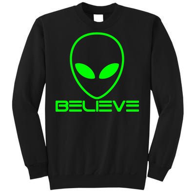 Alien Believe Funny Science Sweatshirt