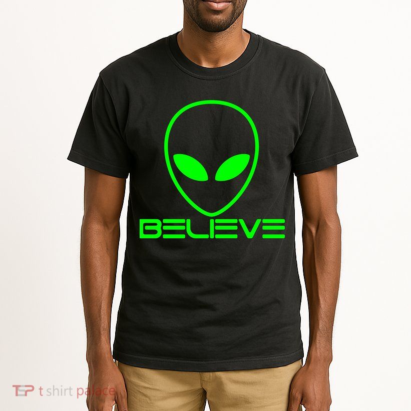 Alien Believe Funny Science Tall T-Shirt
