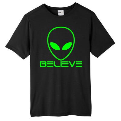 Alien Believe Funny Science Tall Fusion ChromaSoft Performance T-Shirt