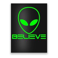 Alien Believe Funny Science Poster