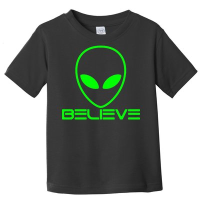 Alien Believe Funny Science Toddler T-Shirt