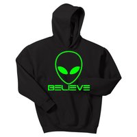 Alien Believe Funny Science Kids Hoodie