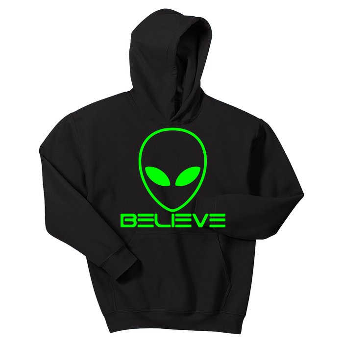 Alien Believe Funny Science Kids Hoodie