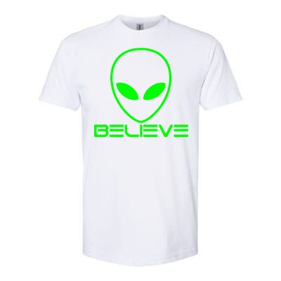 Alien Believe Funny Science Softstyle CVC T-Shirt