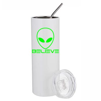 Alien Believe Funny Science Stainless Steel Tumbler