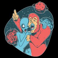 Alien Bigfoot Karaoke Button