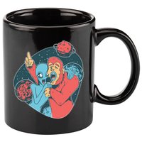 Alien Bigfoot Karaoke 11oz C Handle Ceramic Mug