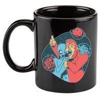 Alien Bigfoot Karaoke 11oz C Handle Ceramic Mug