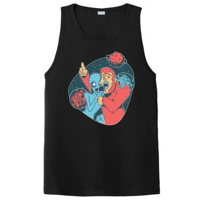 Alien Bigfoot Karaoke PosiCharge Competitor Tank