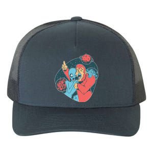 Alien Bigfoot Karaoke Yupoong Adult 5-Panel Trucker Hat