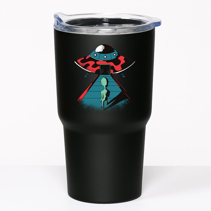 Alien Entering UFO Tumbler