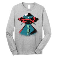 Alien Entering UFO Long Sleeve Shirt