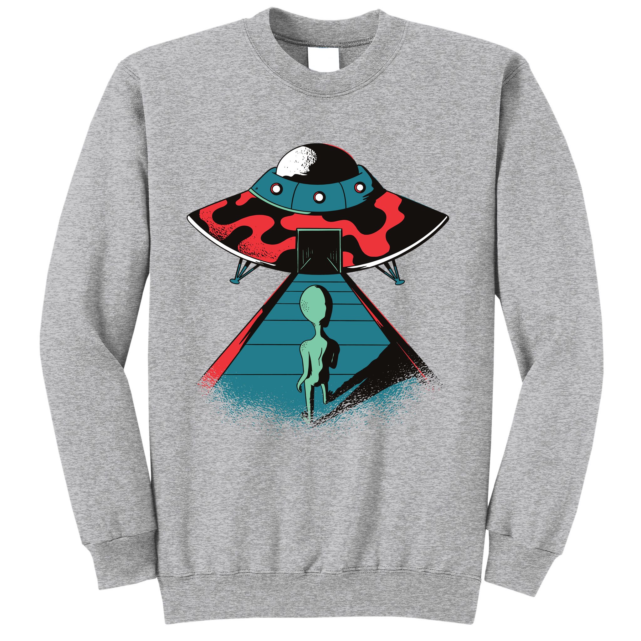 Alien Entering UFO Sweatshirt