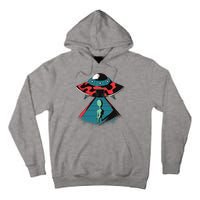 Alien Entering UFO Tall Hoodie