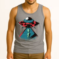 Alien Entering UFO Tank Top