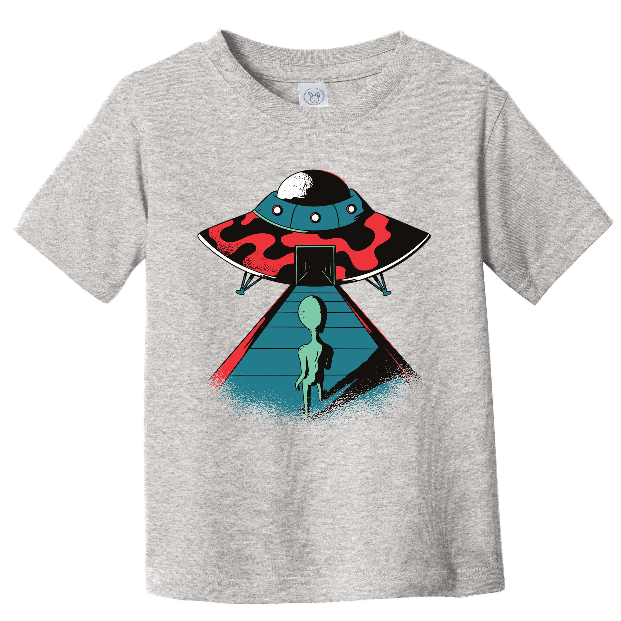 Alien Entering UFO Toddler T-Shirt