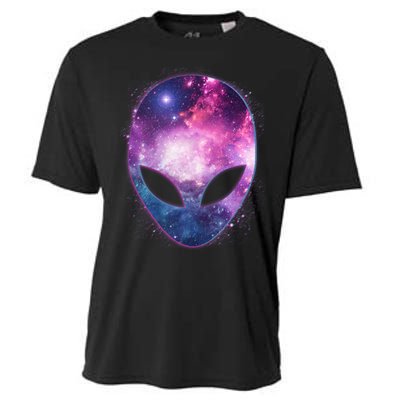 Alien Galaxy Face Cooling Performance Crew T-Shirt