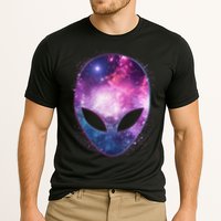Alien Galaxy Face Cooling Performance Crew T-Shirt