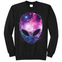 Alien Galaxy Face Sweatshirt