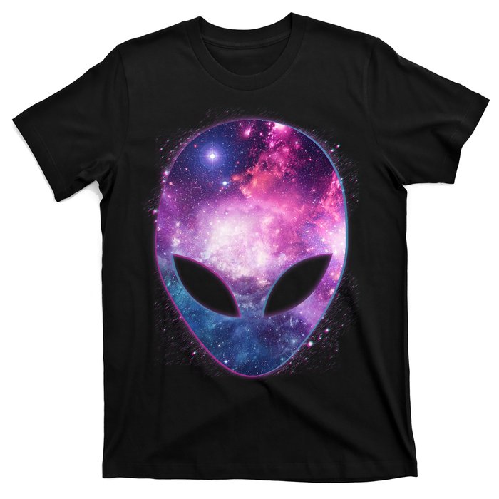 Alien Galaxy Face T-Shirt