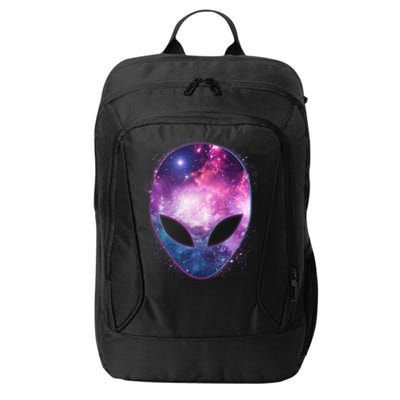 Alien Galaxy Face City Backpack