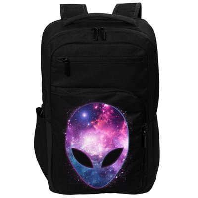 Alien Galaxy Face Impact Tech Backpack