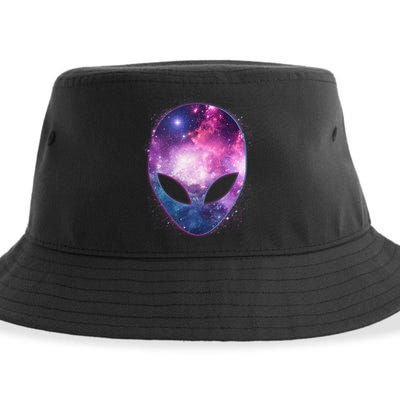 Alien Galaxy Face Sustainable Bucket Hat