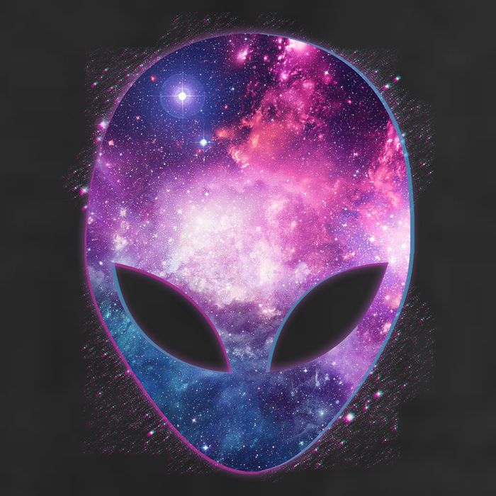 Alien Galaxy Face Adult Drive Performance Visor