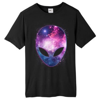 Alien Galaxy Face Tall Fusion ChromaSoft Performance T-Shirt