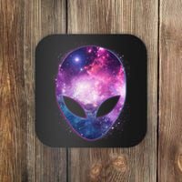 Alien Galaxy Face Coaster