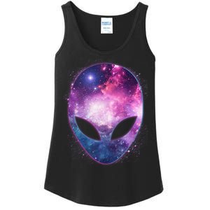 Alien Galaxy Face Ladies Essential Tank