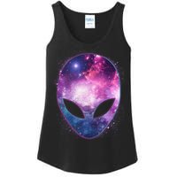 Alien Galaxy Face Ladies Essential Tank