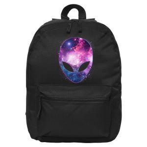 Alien Galaxy Face 16 in Basic Backpack