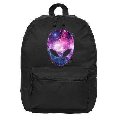 Alien Galaxy Face 16 in Basic Backpack