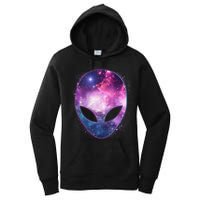 Alien Galaxy Face Women's Pullover Hoodie