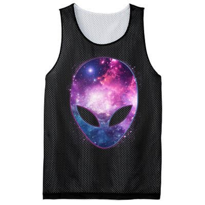 Alien Galaxy Face Mesh Reversible Basketball Jersey Tank