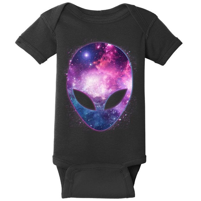 Alien Galaxy Face Baby Bodysuit