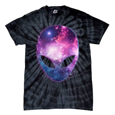 Alien Galaxy Face Tie-Dye T-Shirt