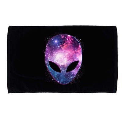 Alien Galaxy Face Microfiber Hand Towel