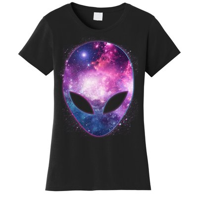 Alien Galaxy Face Women's T-Shirt