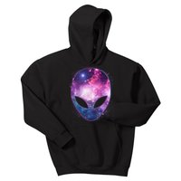 Alien Galaxy Face Kids Hoodie