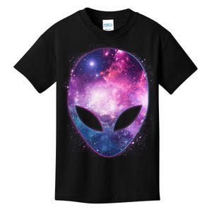 Alien Galaxy Face Kids T-Shirt