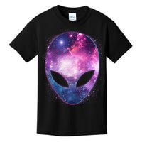 Alien Galaxy Face Kids T-Shirt