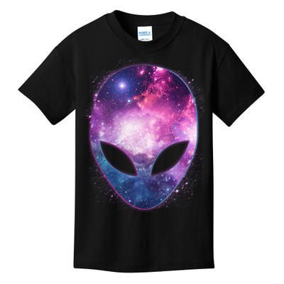 Alien Galaxy Face Kids T-Shirt