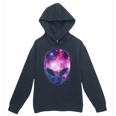 Alien Galaxy Face Urban Pullover Hoodie