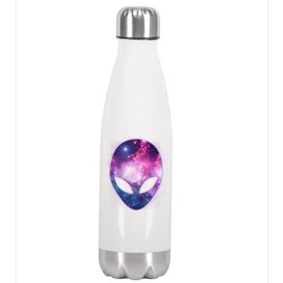 Alien Galaxy Face Stainless Steel Insulated Water Bottle