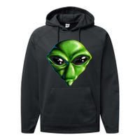 Alien Head Performance Fleece Hoodie